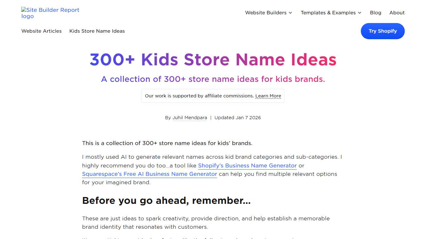 300+ Kids Store Name Ideas and Examples (2026): Get Inspired!